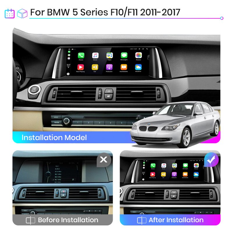 Junsun Ai Voice Wireless Carplay Car Radio Multimedia For Bmw Series