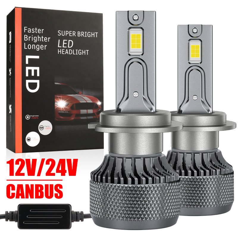 2x H1 Led Canbus Headlight Lights Car Bulb High Power Turbo Super Bright  Diode 6000k Fog Lamp 12V 55W For Kia Rio 3 Sorento Ceed - AliExpress