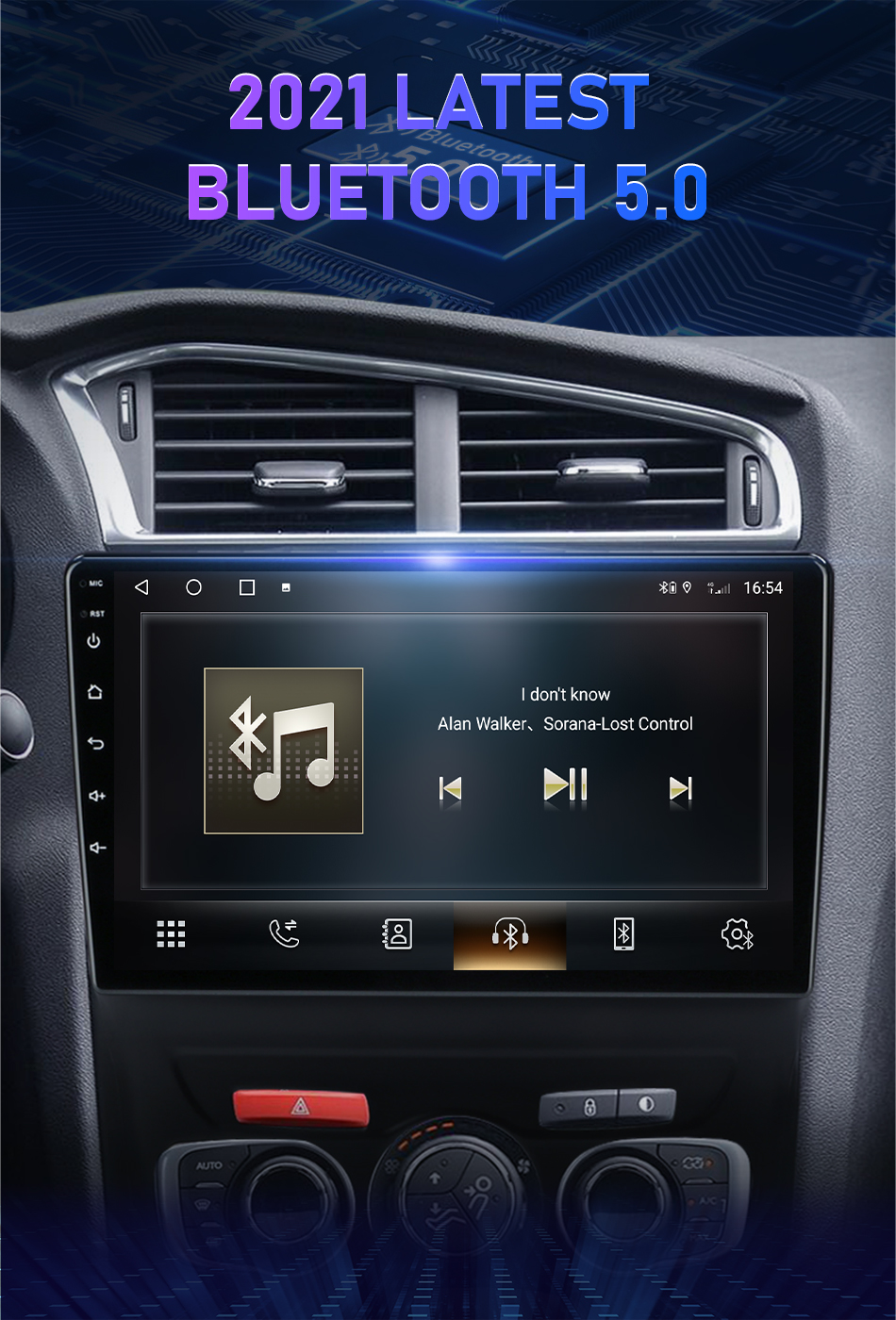 Autoradio Citroen C4 Android Auto - CarPlay - Skar Audio