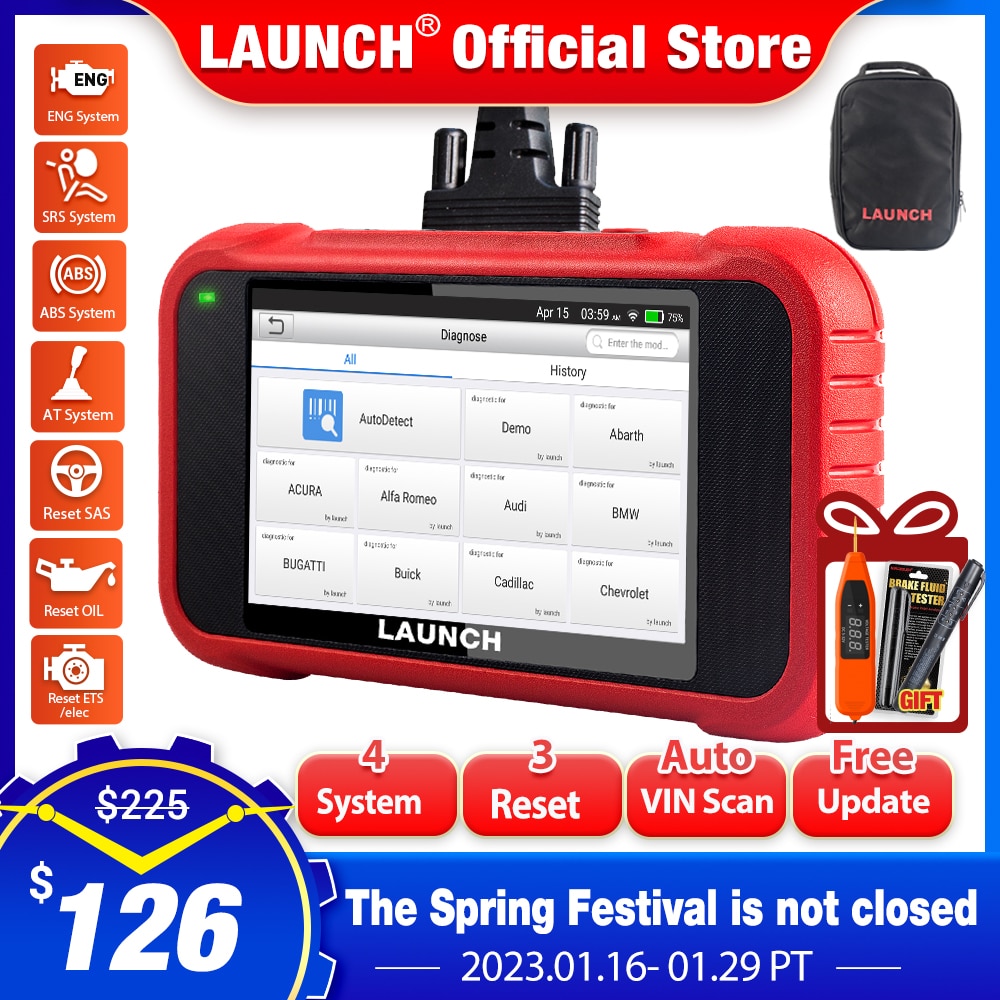 Launch CRP123E Diagnostic Tool OBDII 4 System