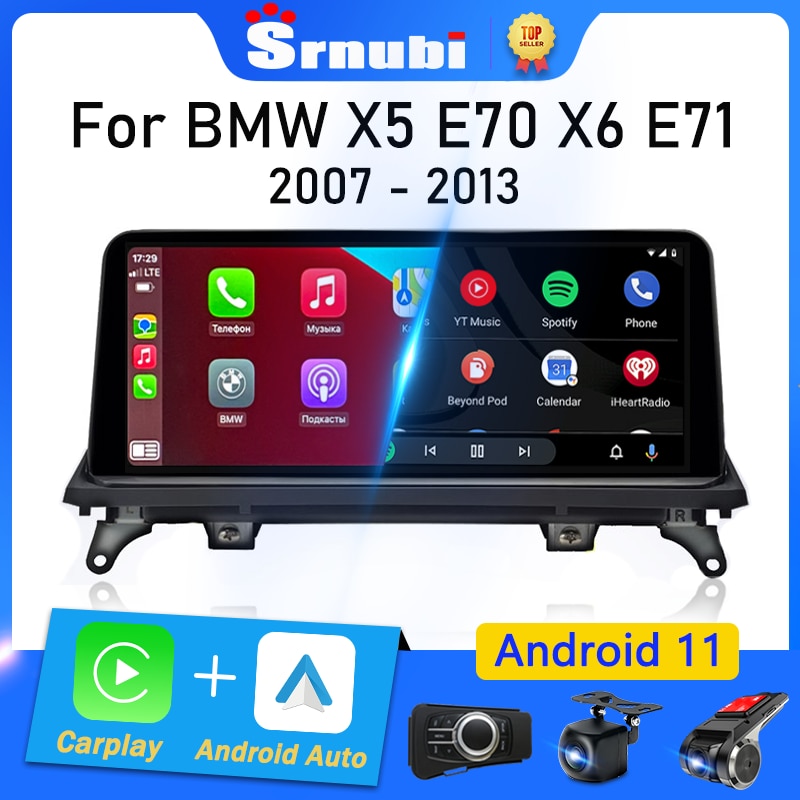  Autorradio Android Srnubi para BMW X5 E7 X6 E7