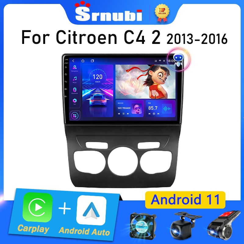For Citroen C4 C4l 2013- 2017 Autoradio 2 Din Android Car Radio
