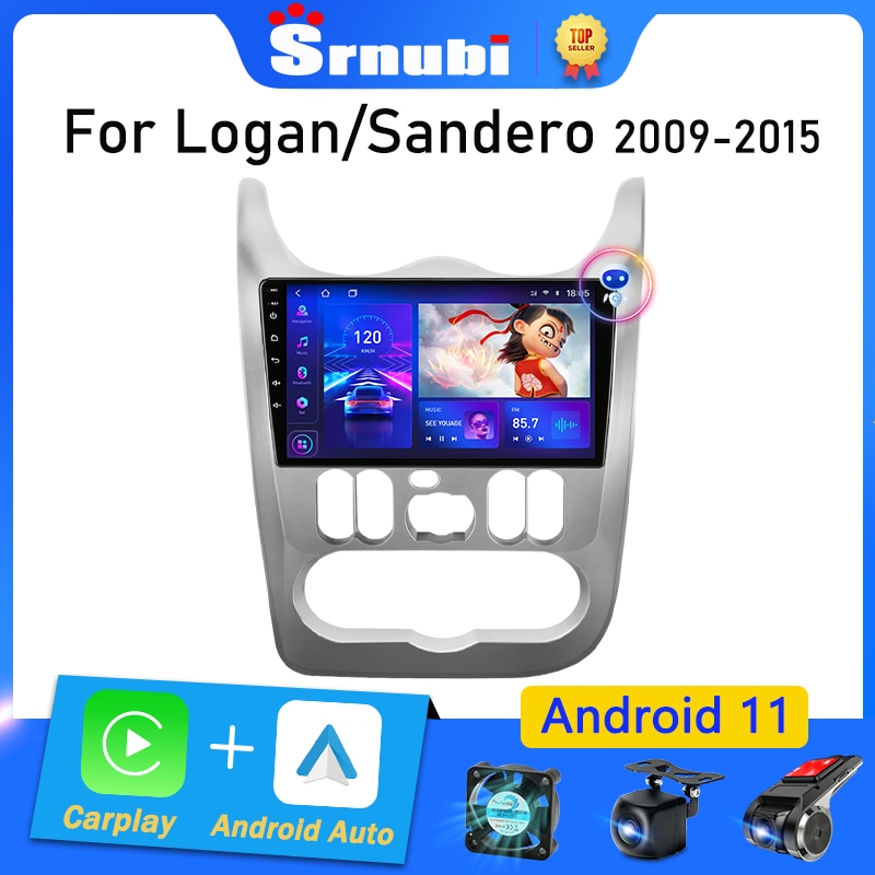 Android 12 Car Radio Multimedia Video Player for Renault Logan