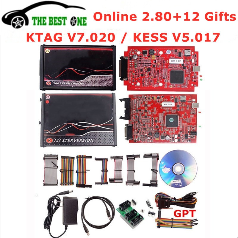 Full Set Online Master Kess V5.017 V2.53+KTAG 7.020 V2.70+LED BDM Fram –  VXDAS Official Store