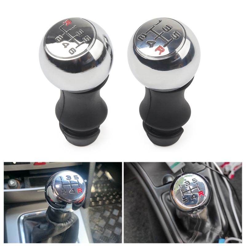 5/6 Speed Car MT Gear Shift Knob Lever Shifter Handle Stick For