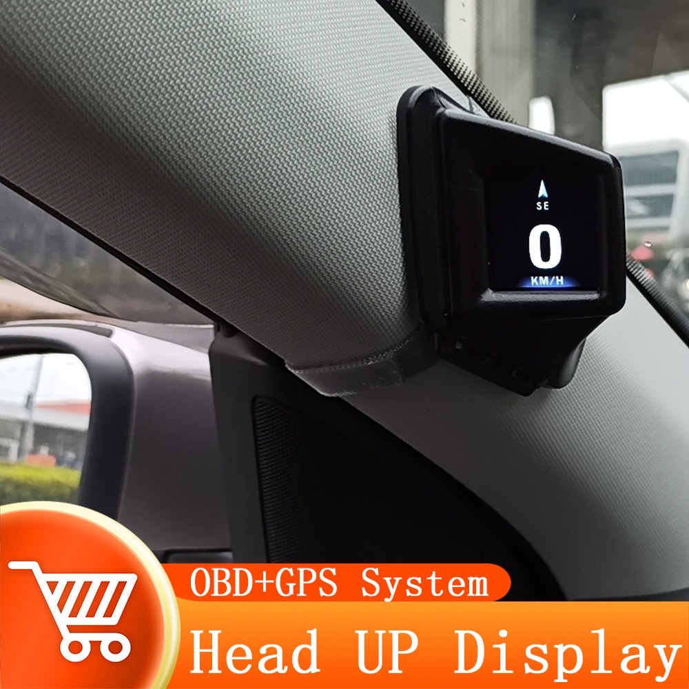 HUD OBD2 GPS On-board Computer Head up Display Car tachometer
