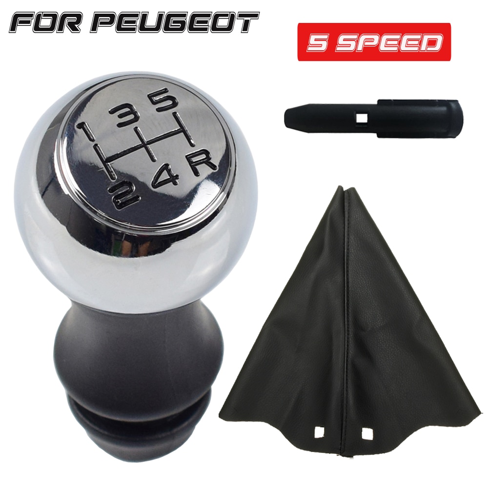 MT 5 Speed Gear Shift Knob For Peugeot 306 307 301 206 207 308