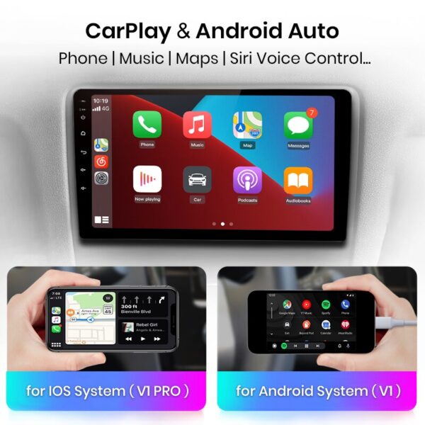 Junsun V1pro AI Voice Carplay Car Radio For Ford Focus 2 3 Mk2 Mk3 2004 2005-2011 Android Auto 4G Multimedia GPS 2 din autoradio - Image 3