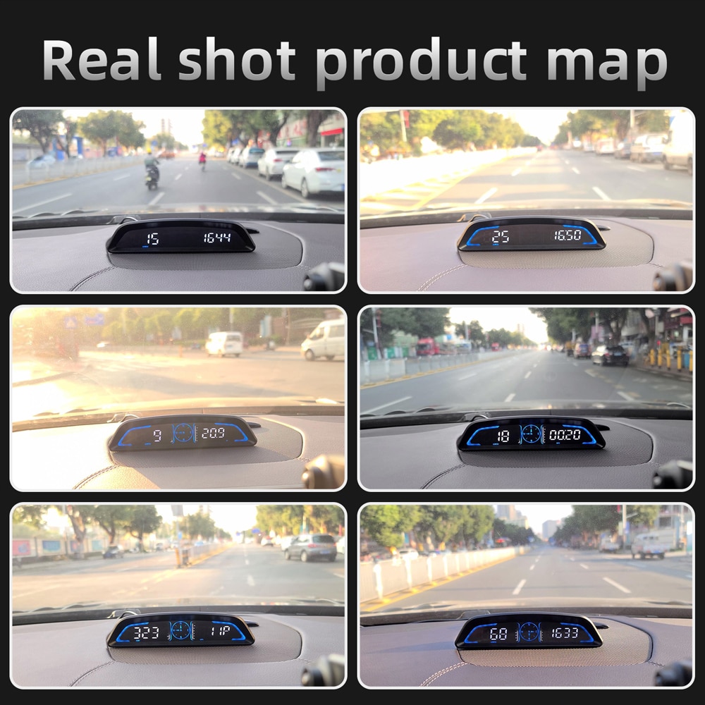 G3 GPS Car HUD Speedometer Head Up Display Digital Reminder Alarm