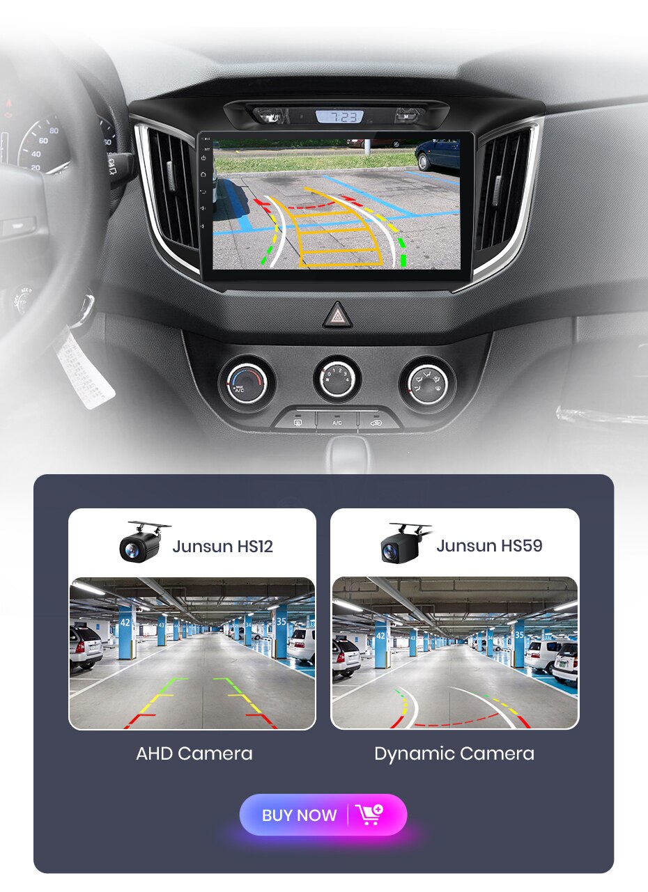 VOLEMI Autoradio 2 DIN Radio Bluetooth Auto 9 Pollici Touchscreen per  Hyundai Crete IX25 2015-2019 con FM AM RDS Radio Telecomando + Telecamera  Posteriore Support Carplay Android Auto (Size : K300S) : :  Elettronica