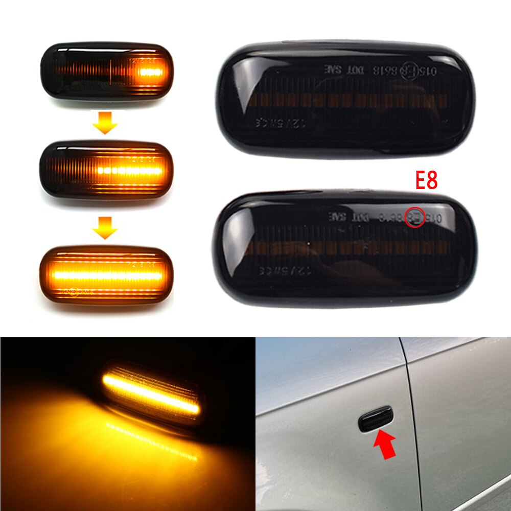 Turn Signal Light For Audi A3 S3 8P A4 B6 B8 B7 S4 RS4 A6 S6 C5 Side Marker  Flashing Indicator Flowing Water Blinker LED - Robaizkine - Car Electronics  Store