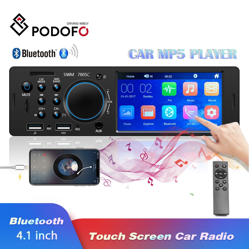Poste Autoradio Bluetooth Usb Sd Mp3