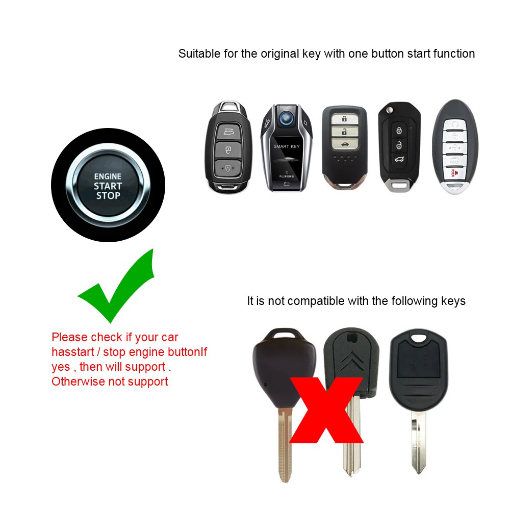 Universal Modified Smart LCD Key for All Keyless car (Black Frame) Remote  Controls China
